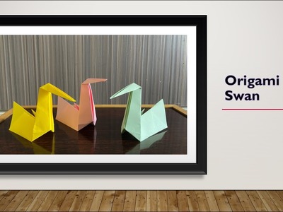 Origami Swan for kids | How to make a Paper Swan | Origami step by step tutorial