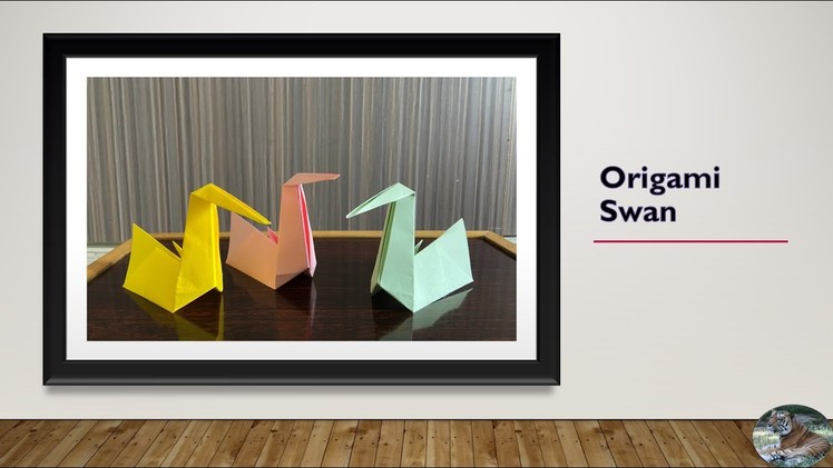 Origami Swan for kids | How to make a Paper Swan | Origami step by step tutorial
