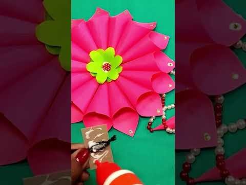 Quick Easy Paper Wall Hanging Ideas || Room Decor DIY || #shortvideo