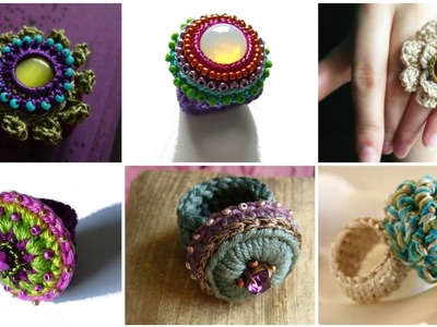 Últimas ideas de moda para damas de patrones de anillos de ganchillo