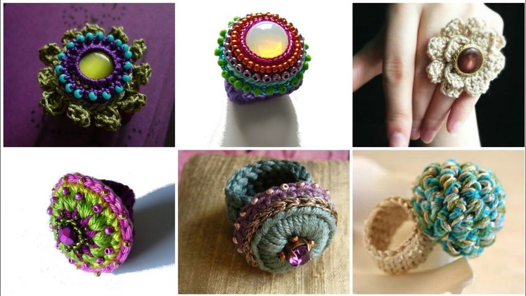 Últimas ideas de moda para damas de patrones de anillos de ganchillo