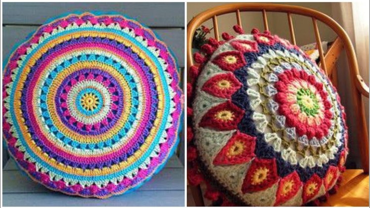 Very beautiful design and ideas of crochet #cushion covers patterns #crochetcushions