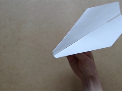 2 Minuten Papierflieger falten der weit fliegt -  Anleitung. Tutorial