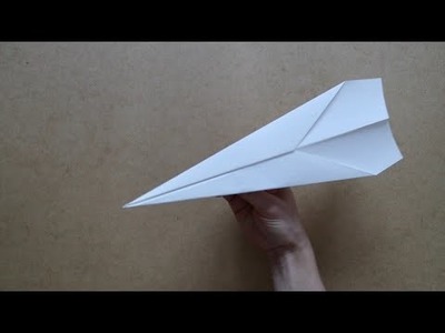 2 Minuten Papierflieger falten der weit fliegt -  Anleitung. Tutorial