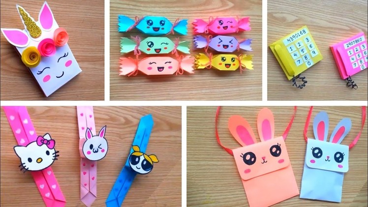 6 Cute DIY Paper Craft Ideas Handmade | Back To School Craft | Paper Origami | Easy Craft