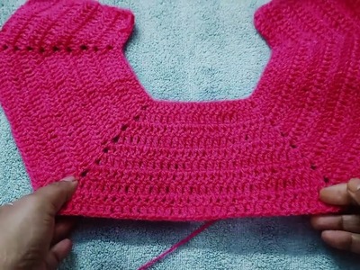 Crochet baby girl frock 2& 3years very easy( Part -1)????Radhey Radhey.