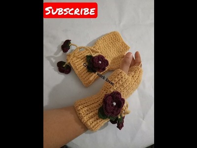 Crochet hand gloves 17 Jan 2022