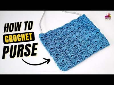 Crochet Purse | Qureshia Bag. Handbag | with Complete Pattern | Step by Step Tutorial - 704