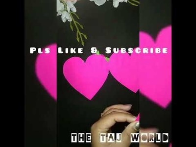 Cute & Beautiful Handmade Greeting Card For Anniversary l Valentines Day l #Short l #TheTAJWorld