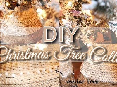 DIY DOLLAR TREE CHRISTMAS TREE COLLAR
