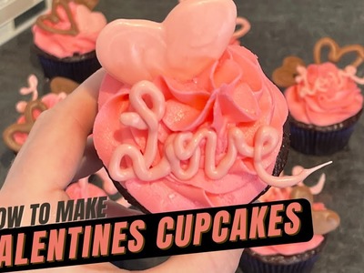 DIY EASY VALENTINES DAY CUPCAKES | Valentine's Day cupcake tutorial