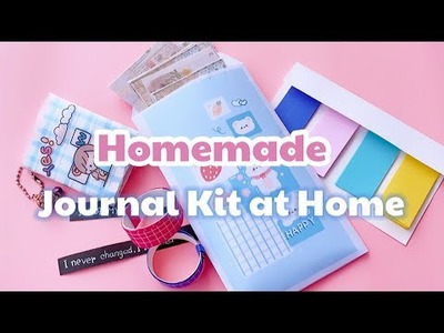 DIY Journal Kit at home. Handmade Journal Set Idea #Journal_Supplies #Journal_Stationary