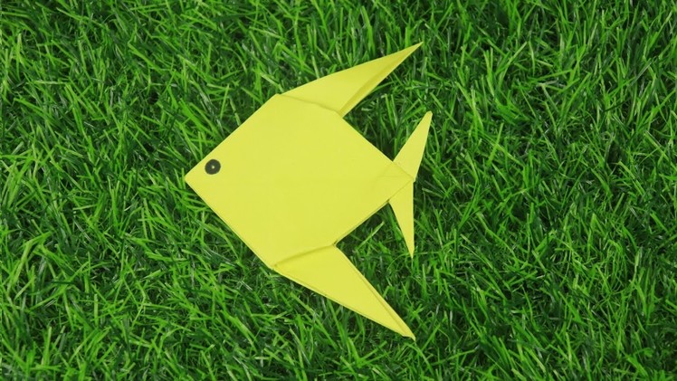 DIY Paper Fish Making   Origami Fish Idea Art Craft How To Make Fish With Paper Realtime Vibes