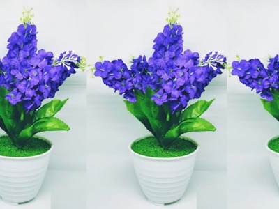 DIY Tutorial Cara membuat Bunga Hias dari Plastik Kresek | How to make Flower from Plastic Bag