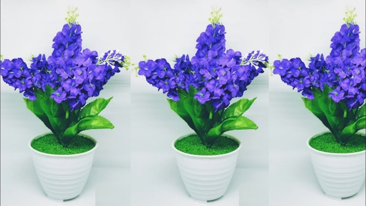 DIY Tutorial Cara membuat Bunga Hias dari Plastik Kresek | How to make Flower from Plastic Bag