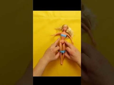 Gorgeous Barbie Doll Dresses || 4 DIY Doll Makeover Transformations || BARBIE DOLL HACKS #shorts