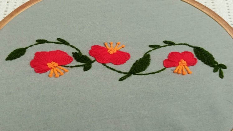 Gorgeous flower embroidery for border designs 2022 | Versatile mom