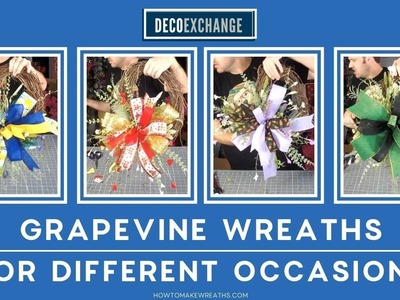 Grapevine Wreaths For Different Occasions Tutorial! | DecoExchange Live Replay