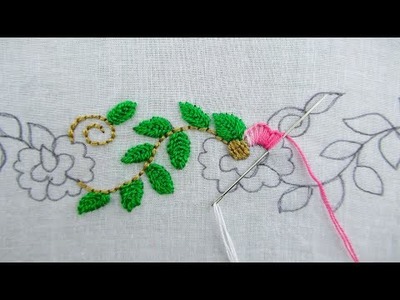 Hand Embroidery New Phulkari Border Line Embroidery Amazing Hand Embroidery Border Line Design