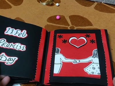 Handmade Gifts|KK ❤️|Valentine's Scrapbook|#craftideas #valentine #art #artistsoninstagram #love