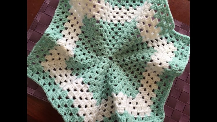 Hexagon Baby Booties | Crochet Hexagon Stitch