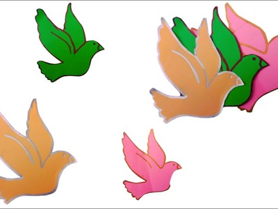 How to make a paper bird | Origami paper bird | DIY paper bird tutorial | #shorts
