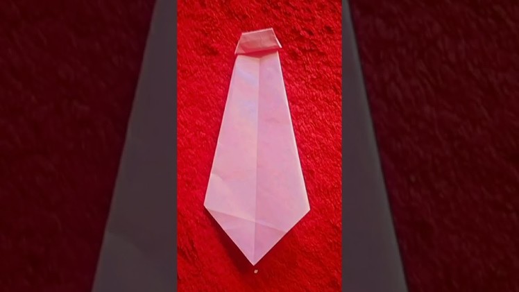 How to make a paper ????tie .5 minutes craft. origami paper craft #afra asra vlog ,#shorts