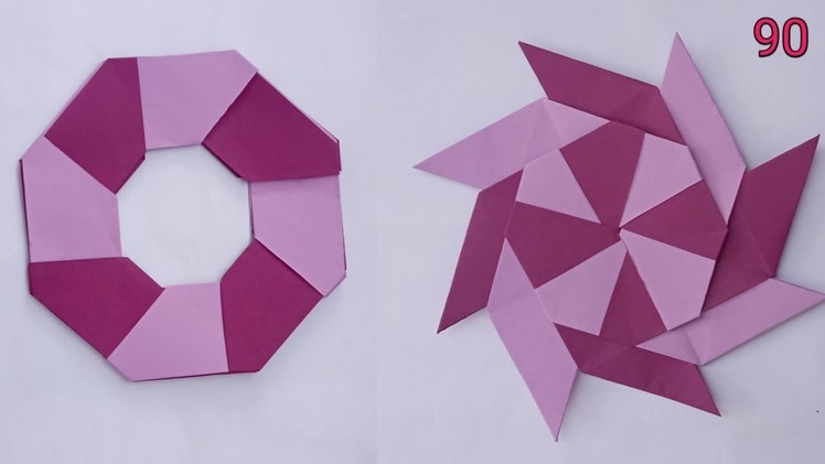 How To Make a Paper Transforming Ninja Star  | Paper Star | Origami | Kids Craft