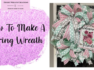 How To Make A Spring Wreath Using Poufs And Ruffles, DIY Spring Wreath