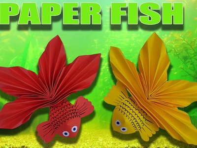 How To Make Easy Paper Fish I Origami Fish I Paper Fish I Simple Paper Crafts I Colorful Notch