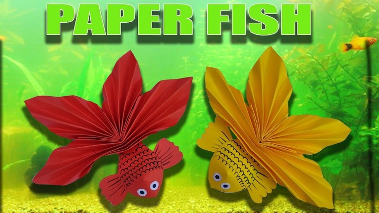 How To Make Easy Paper Fish I Origami Fish I Paper Fish I Simple Paper Crafts I Colorful Notch
