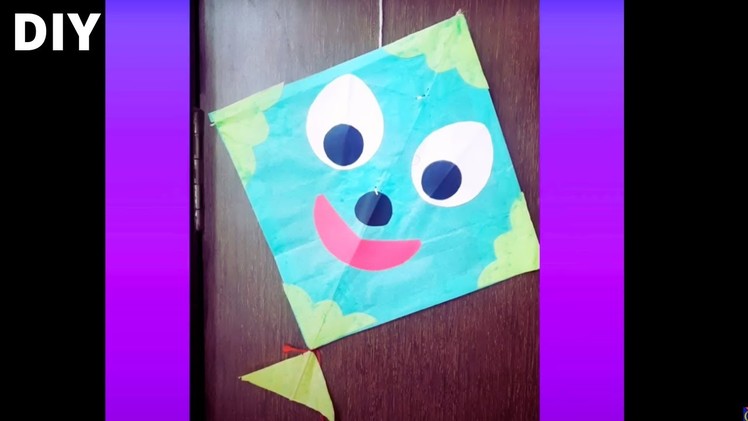 How to make handmade paper Kite at home | DIY Kite | DIY Patang | The Art Circle