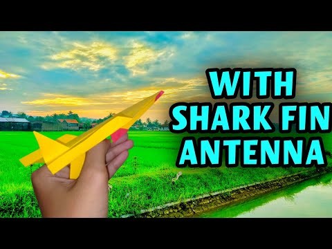 How to Make Paper Airplane With Shark Fin Antenna