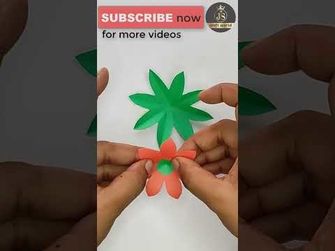 How To Make Paper Flower | Paper Flower Making | Diy Paper Flowers | Origami Flowers #flower #Shorts