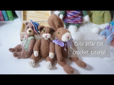 Little cute cat ???? crochet tutorial