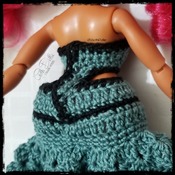PATTERN: Lol Omg Doll Esme Crochet Gown Dress by GothDollie