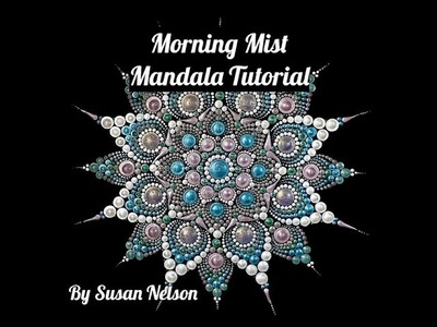 Morning Mist Mandala Dotting Tutorial- Real Time - no music