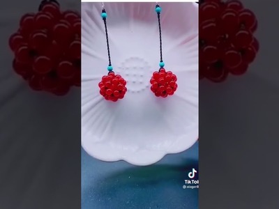 New easy and beautiful earings making idea