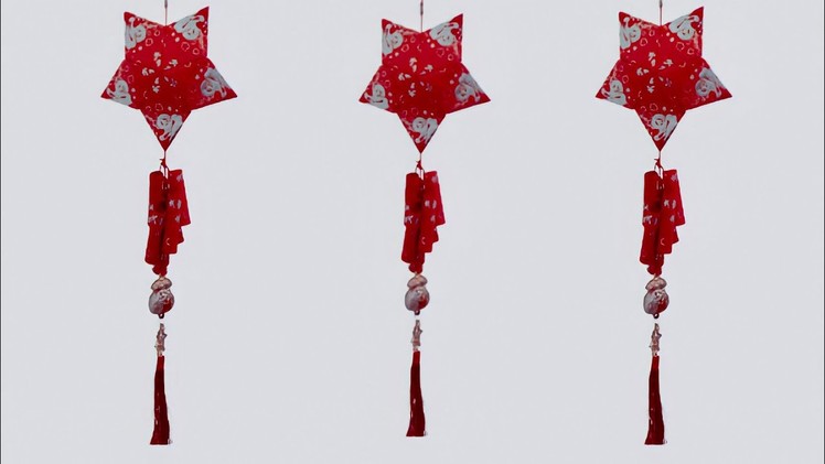 Red Pocket Star Lantern || Chinese New Year Decoration