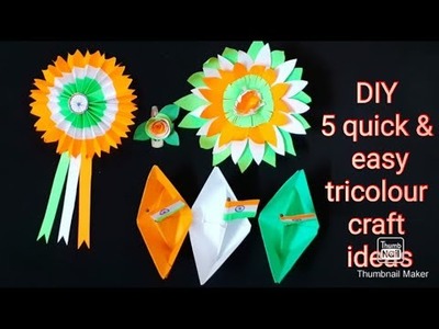 Republic day craft ideas. republic day activity for kids. tricolour craft ideas. paper craft