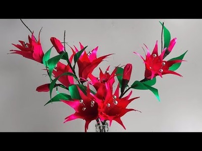 Satin ribbon flowers | flower making | ribbon flowers | easy Crafts | satin ribbon crafts | DIY