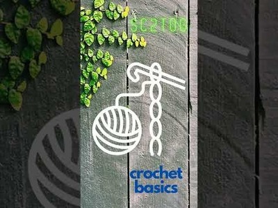 # shorts crochet basics - single crochet 2 together (sc2tog) in slow motion for beginners #sc2tog