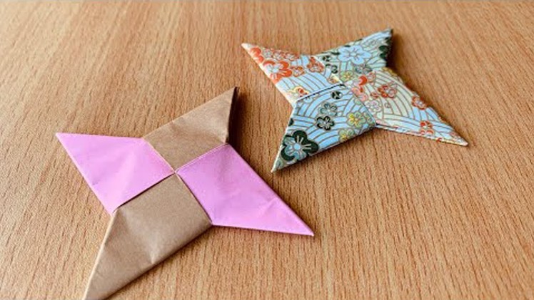 Shuriken (Throwing Star, Ninja Star). Shorts #2 ★ Origami -Paper Folding-