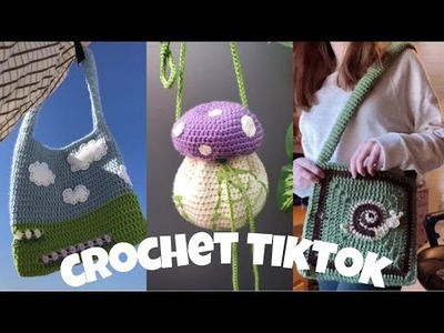 TIKTOK CROCHET KNITTING COMPILATION #028 | crochet bag edition