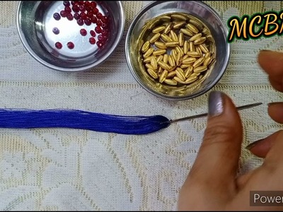 Very easy Saree.Dupatta Kuchu in 1 Hour I Dupatta.Fancy Saree Kuchu I Crystal-Beads Tassels I MCBMcb