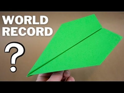Wie Man Ein Macht Papierflieger | Bester papierflieger der welt!