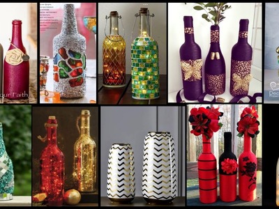 10 GLASS BOTTLE CRAFT IDEAS | DIY | DO IT YOURSELF | CRAFT IDEAS  | FASHION PIXIES