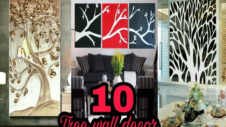 10 tree wall decor ideas | crafting | Diy | decorating | Craft Angel