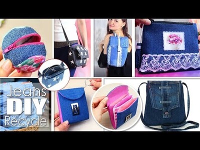 6 FANCY GIRLS CRAFTS | How to Recycle old Clothes Jeans Sewing Hacks Ideas