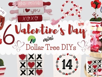 6 NEW VALENTINES DAY DECORATIONS | TIERED TRAY DECOR | CRAFTED BY CORIE MINIS CHALLENGE